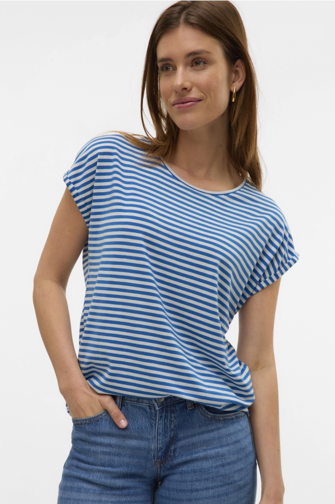 VMAVA SS TOP STRIPE GA JRS NOOS 10284469 DAPHNE
